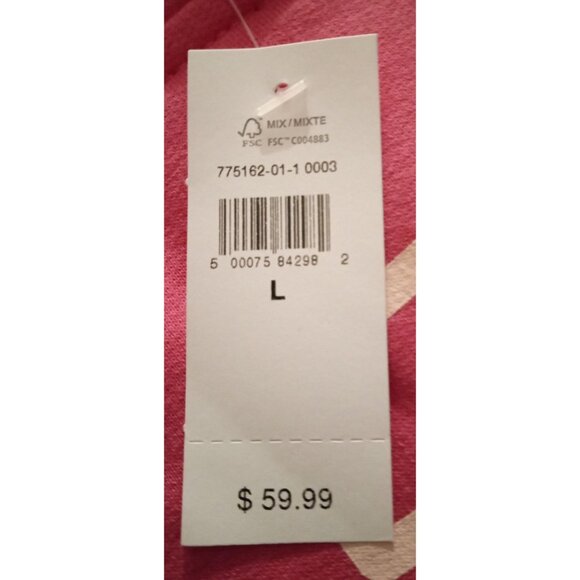 GAP Womens SIZE Large Pink Logo Hoodie Sweatshirt  Cotton Blend NWT - Picture 3 of 12